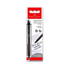 FABER CASTELL - Lapicero Faber Castell Retractil Tinta Gel Color Azul