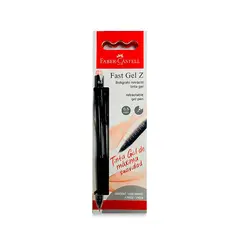 FABER CASTELL - Lapicero Faber Castell Retractil Tinta Gel Color Rojo