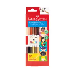 FABER CASTELL - Colores Faber Castell Delgado Caras Y Colores Empaque 6 Und