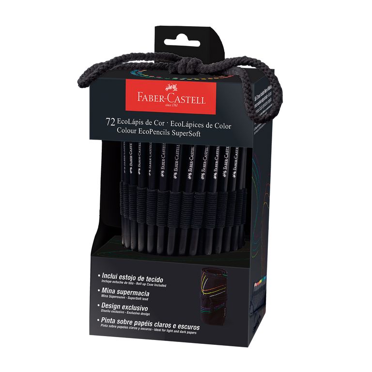 Lápiz De Color Faber Castell Súper Soft Estuche De Tela 72 Und