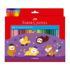 FABER CASTELL - Colores Faber Castell Ecológicos Empaque 60 Und