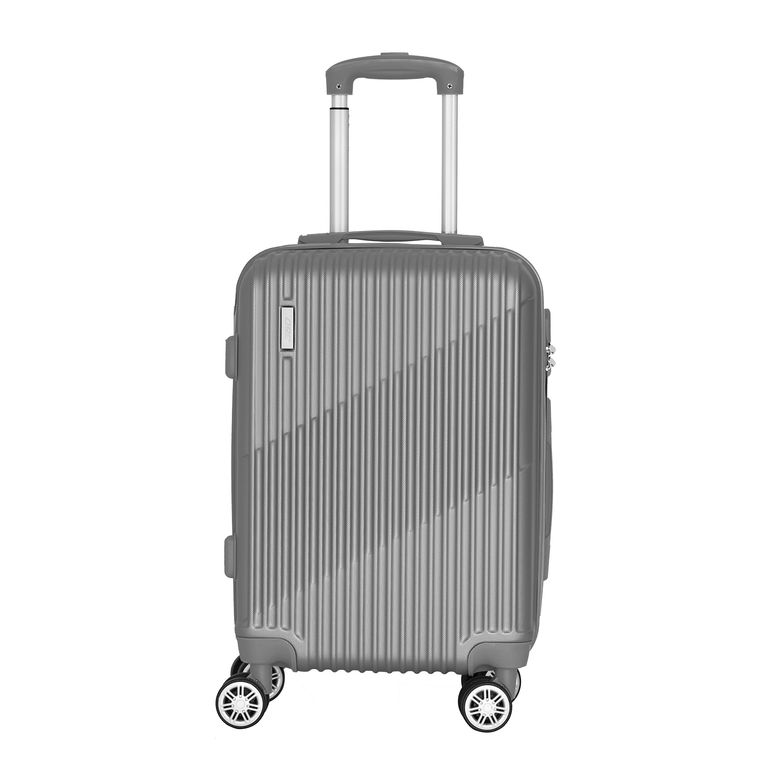 Maleta Dura Adventure Plateado Cabinera