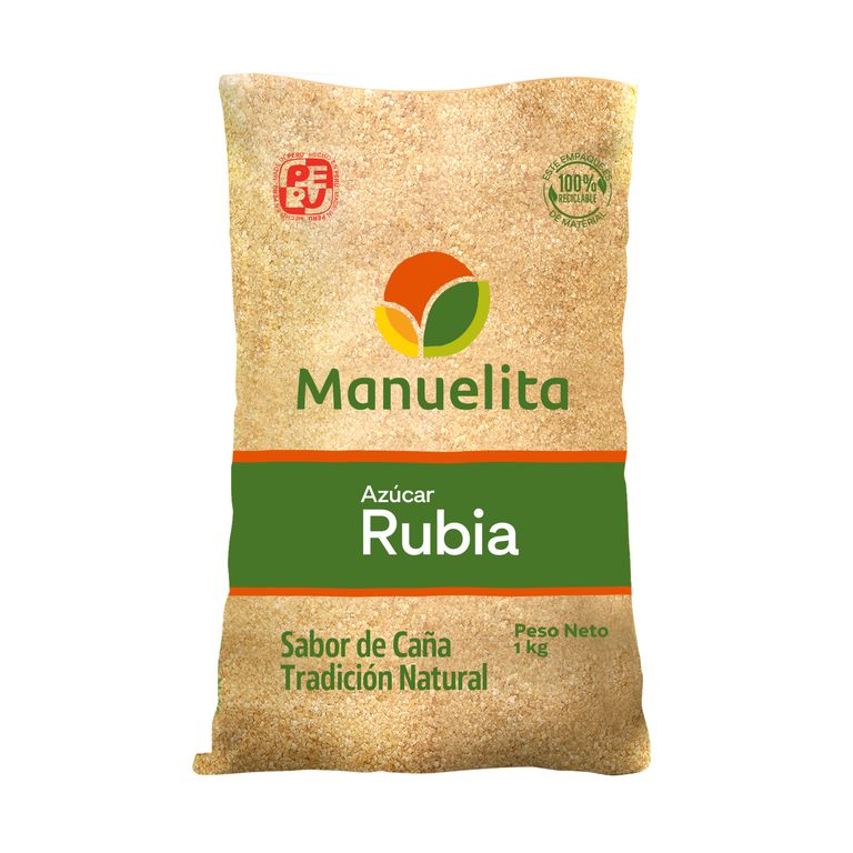 Azúcar Rubia Manuelita Bolsa 1 Kg