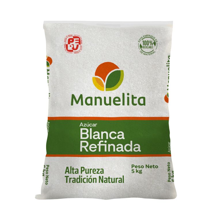 Azúcar Blanca Manuelita Bolsa 5 Kg