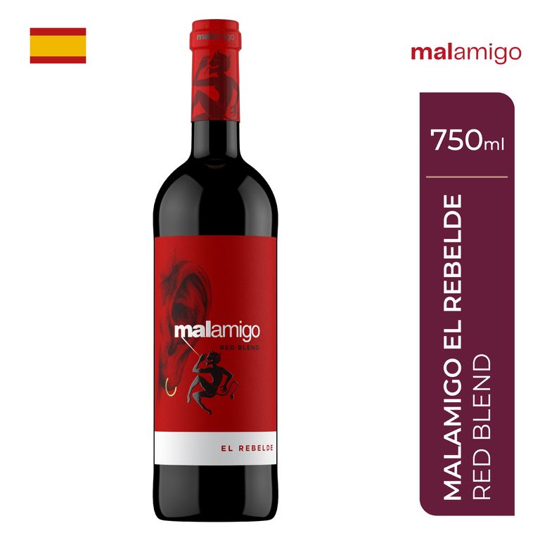 Vino Malamigo El Rebelde Red Blend Botella 750 mL