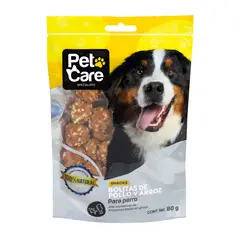 PETCARE - Bolitas Pollo Y Arroz Perro X80G