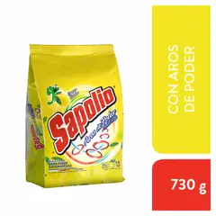 SAPOLIO - Detergente en Polvo Sapolio Limón Bolsa 730 g