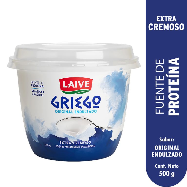 Yogurt Laive Griego Original Envase 500 g