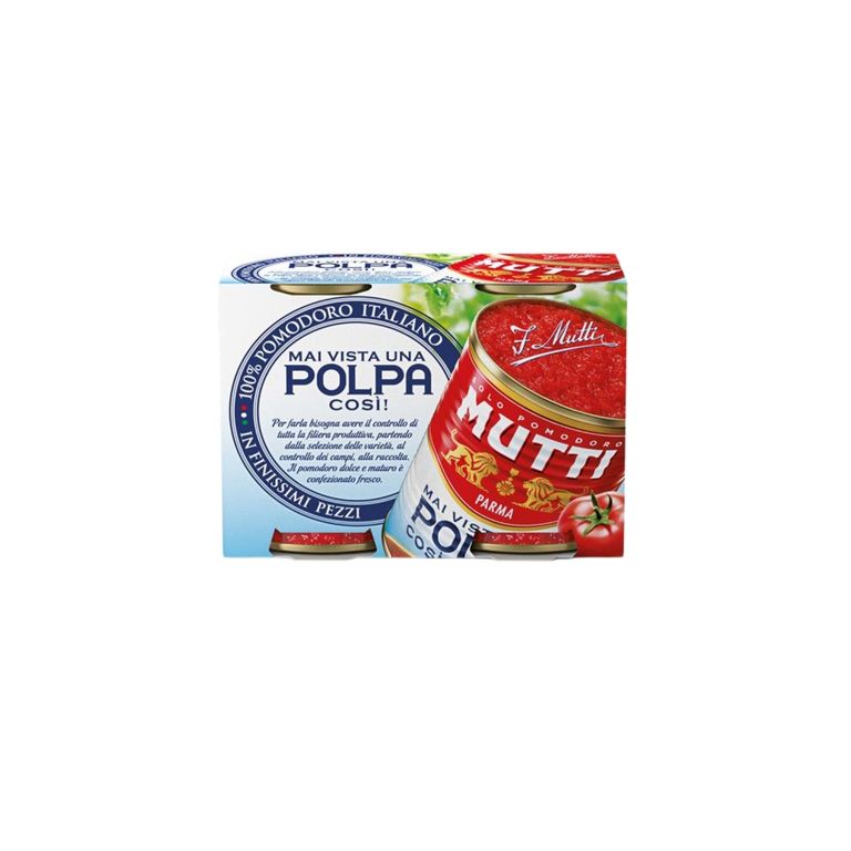 Pulpa de Tomate Mutti Pack 2 Latas 400 g