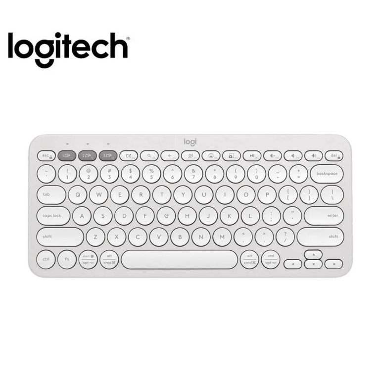 Teclado Logitech Pebble 2 K380S Bt Blanco