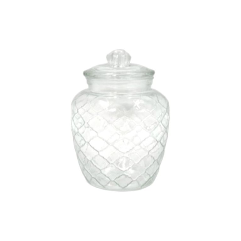 Frasco de Vidrio Embossed 1800mL