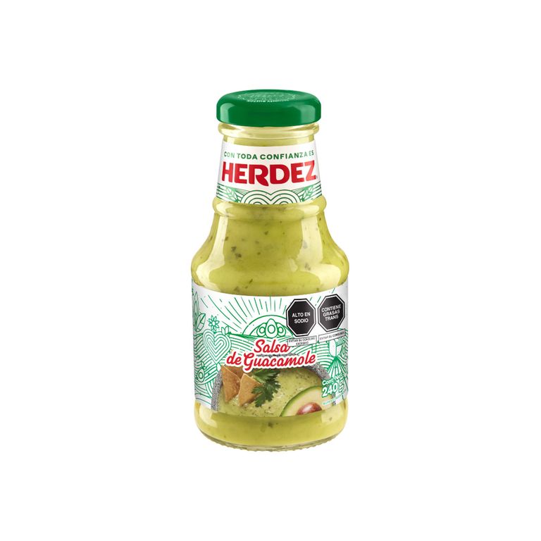 Salsa de Guacamole Herdez Envase 240 g