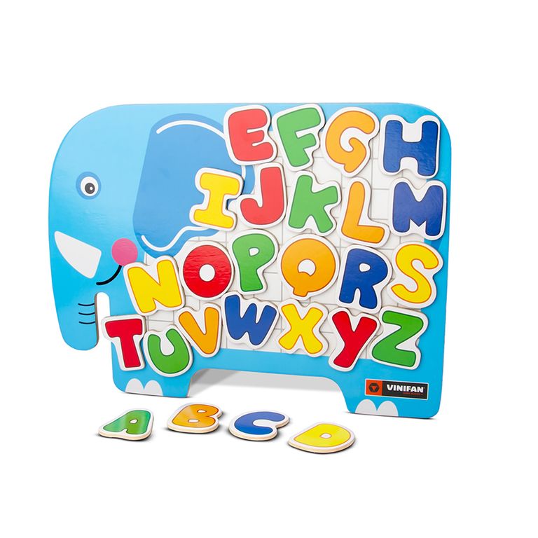 Juego Didáctico Vinifan Pizarra Abecedario 26 Piezas