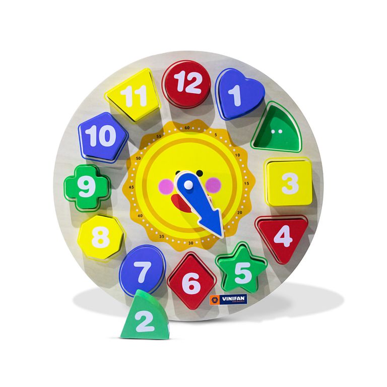Rompecabezas Vinifan Relieve Reloj 12 Piezas