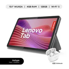 LENOVO - TAB M10 4GB 128GB WIFIG FUNDA Y TWS