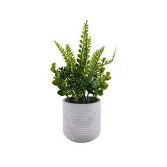 undefined - Suculenta Artificial Ceramica 17Cm