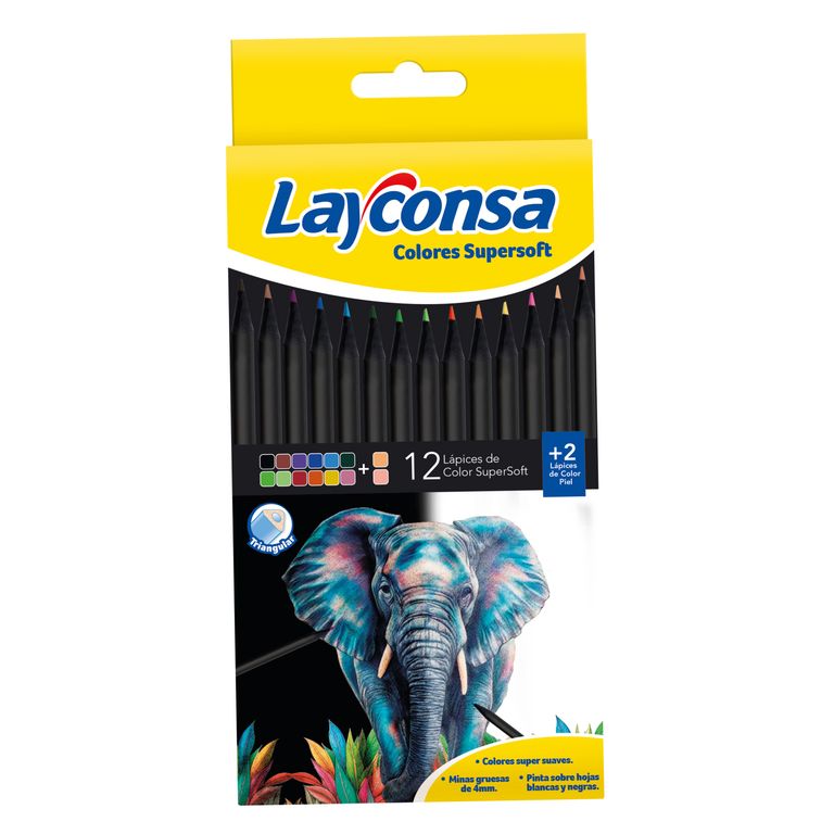 Colores Layconsa Super Soft Empaque 14 Und