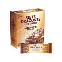 SIETE DRAGONES - Barra Castaña y Moca Siete Dragones Caja 5 Und