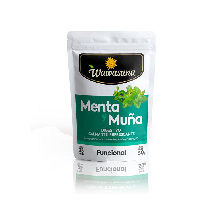 Té Menta y Muña Wawasana Doypack 50 g