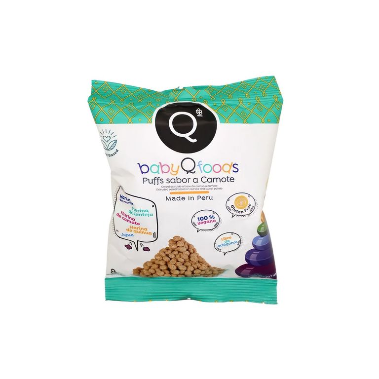 Puff Qfoods Sabor Camote Bolsa 25 g