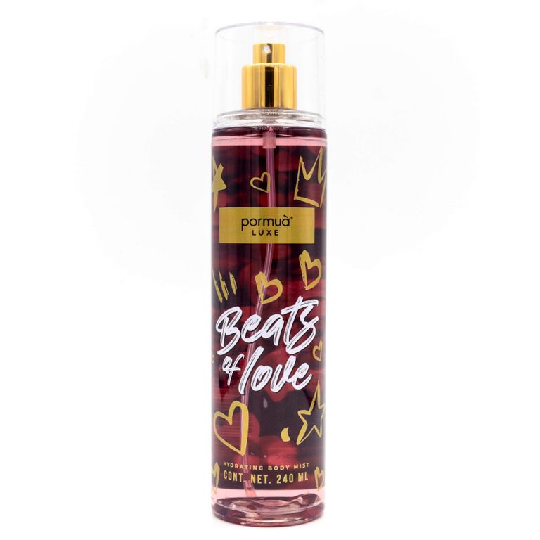 Colonia Beautik Pormua Luxe Beats of Love Envase 240 mL