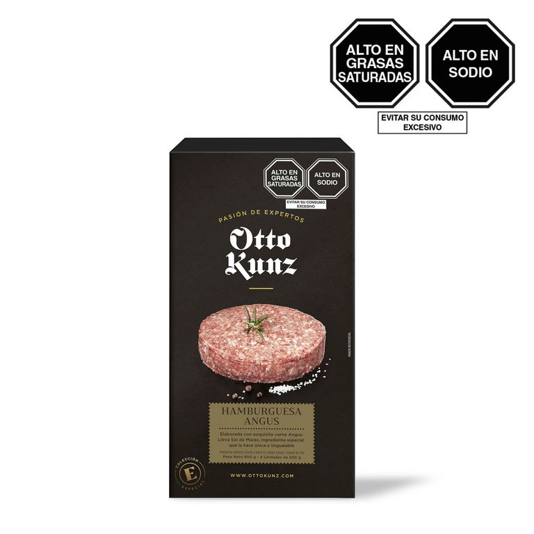 Hamburguesa Angus Otto Kunz Caja 800 g