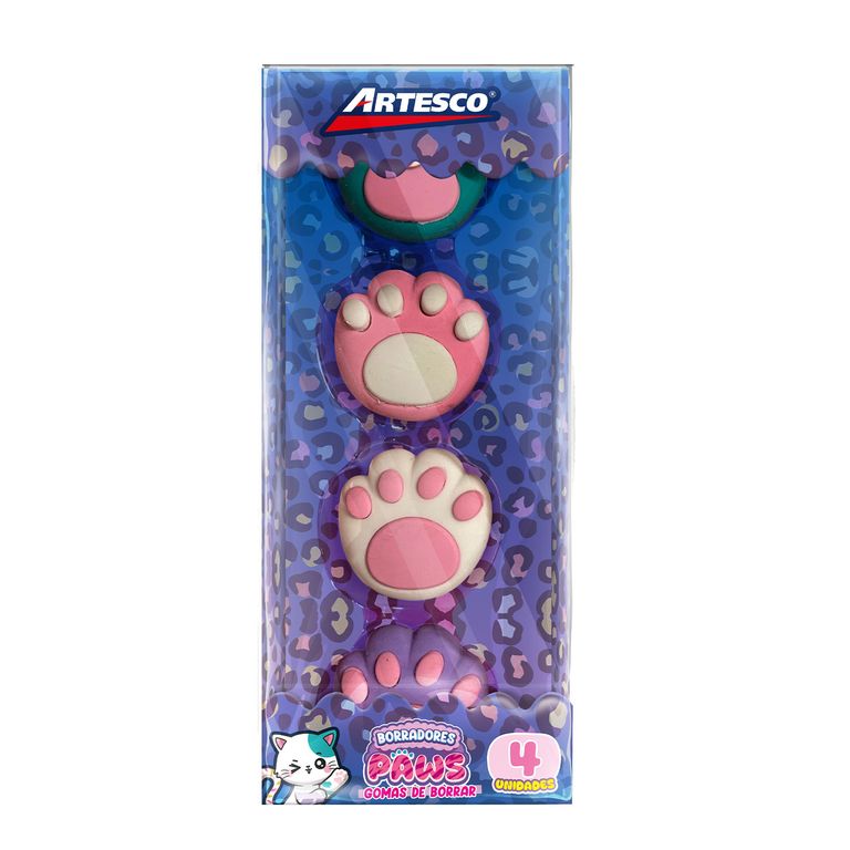 Borradores Artesco Paws Empaque 4 Und