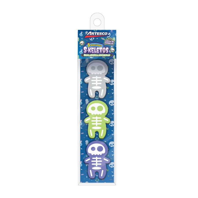 Borrador Artesco Blist Skeletos X3 Un