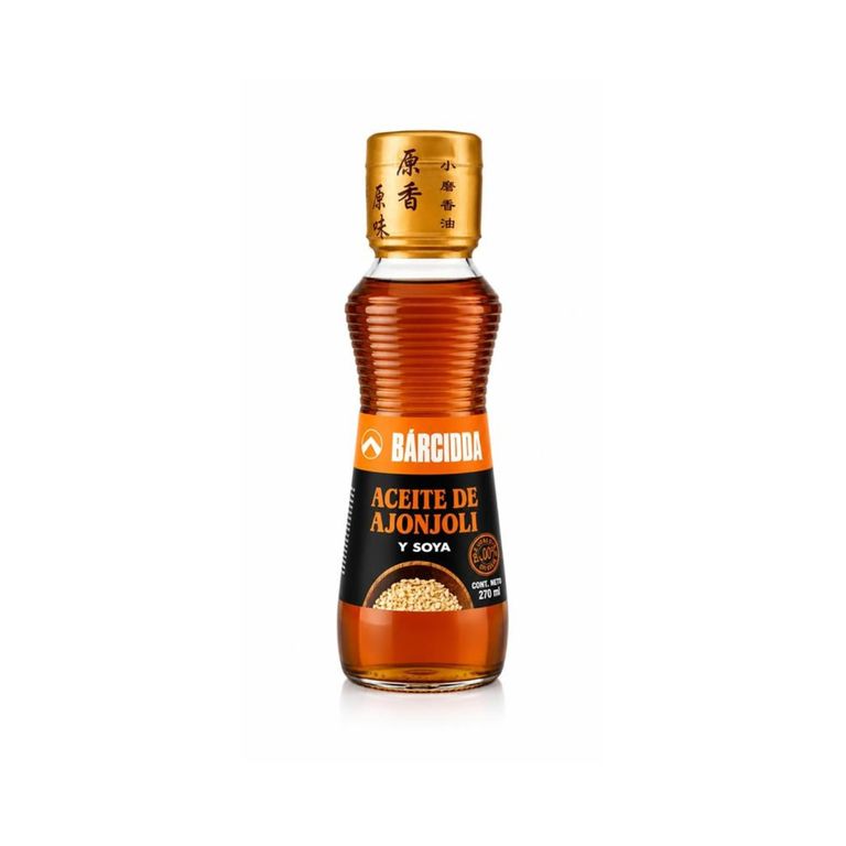 Aceite de Ajonjolí y Soya Barcidda Botella 270 mL