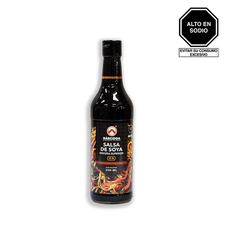 Salsa de Soya Oscura Barcidda Botella 500 mL