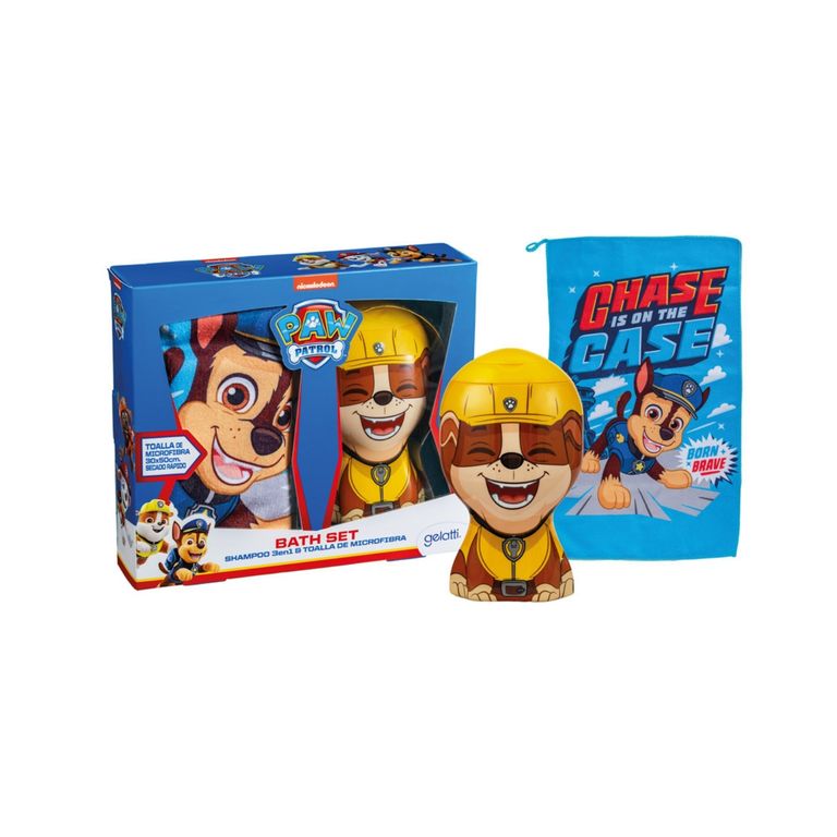 Pack Paw Patrol Gelatti Shampoo 3 en 1 300 mL + Toalla