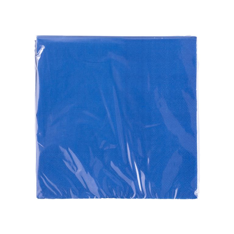 SET DE SERVILLETAS 20PCS AZUL