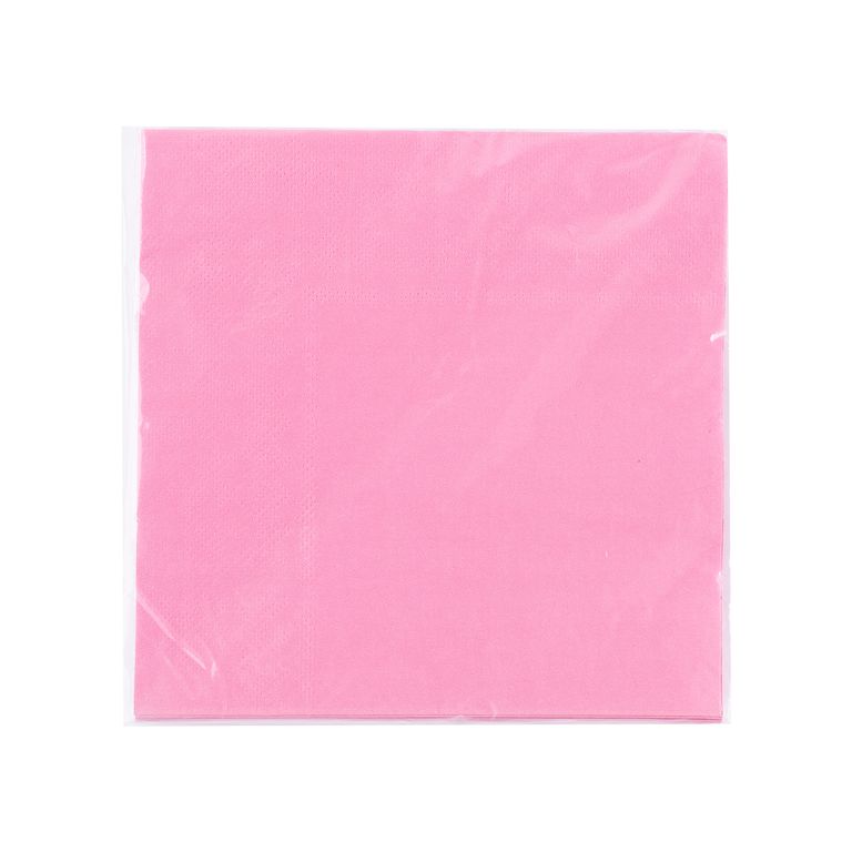 SET DE SERVILLETAS 20PCS ROSADO