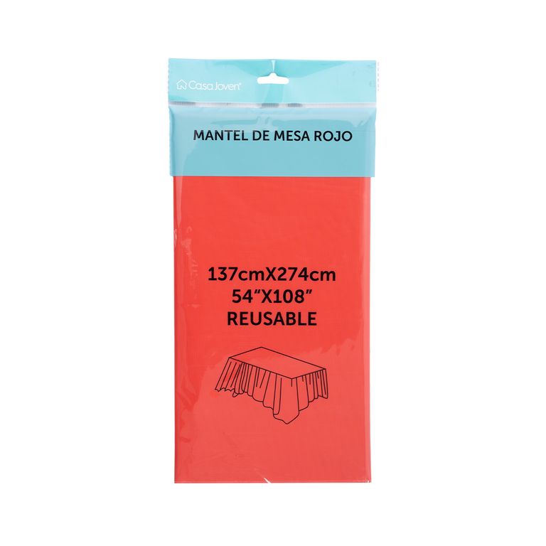 Mantel de Mesa Rojo