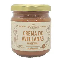 THE BUTTER FACTORY - Crema de Avellanas The Butter Factory Sin Azúcar Envase 200 g