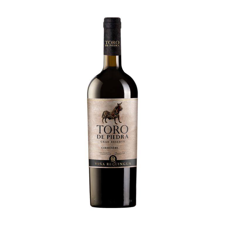 Vino Toro de Piedra Gran Reserva Carmenere Botella 750 mL