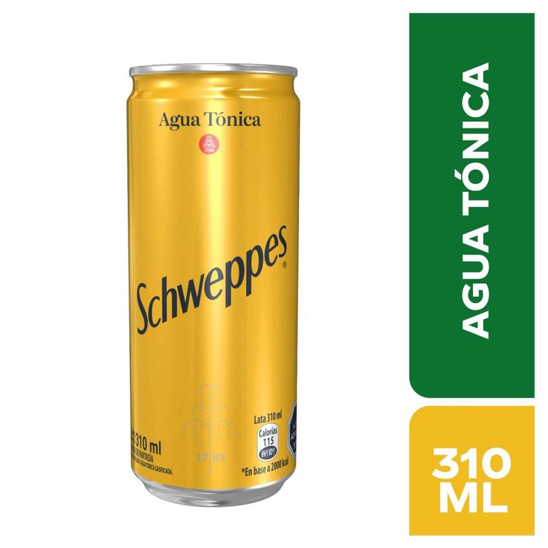 Ginger Ale Schweppes Lata 310 mL