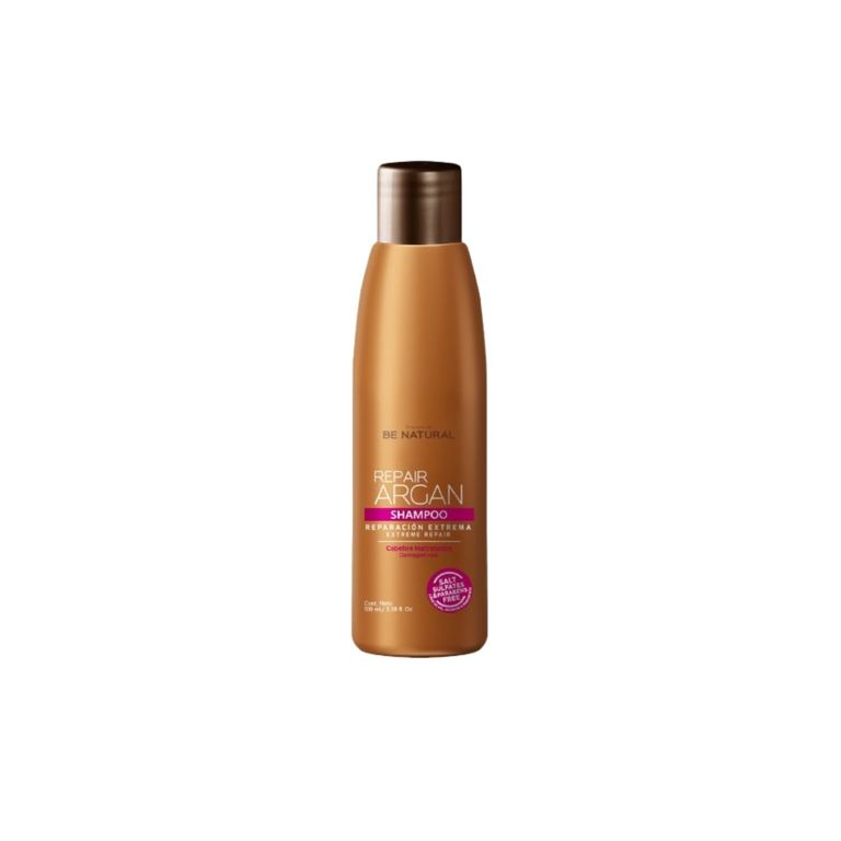 Shampoo Be Natural Repair Argan Botella 100 mL