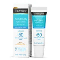 NEUTROGENA - Protector Solar Neutrogena Sun Fresh Hydro Boost Fps50 Sin Color Frasco 40 mL