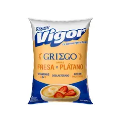 VIGOR - Yogurt Griego Vigor Fresa Plátano Bolsa 800 g