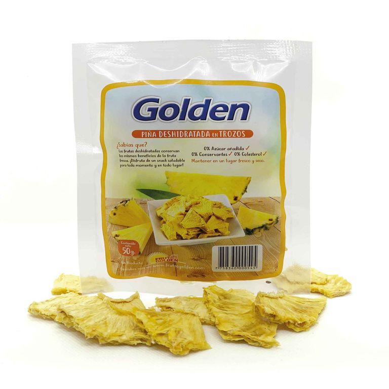 Piña Golden Trozos Deshidratada 50 g