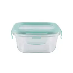 Casa Joven - Hermético Vidrio Cuadrado Aloe 310 mL