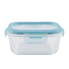 Casa Joven - Hermético Vidrio Cuadrado Cielo 800 mL