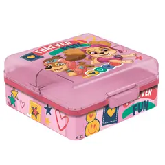Paw Patrol - Porta Sandwich Cuadrado Multicompartimiento