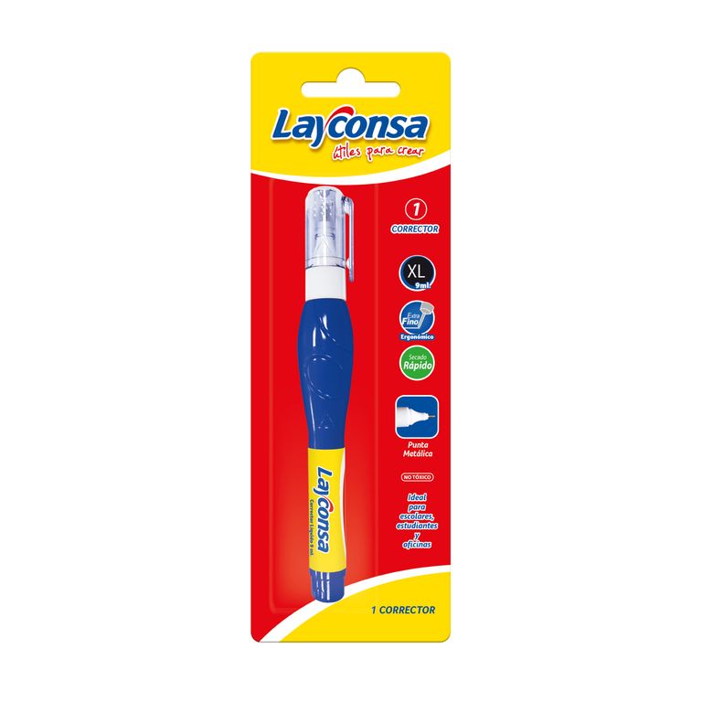 Corrector Líquido Ergonómico Layconsa 9 mL