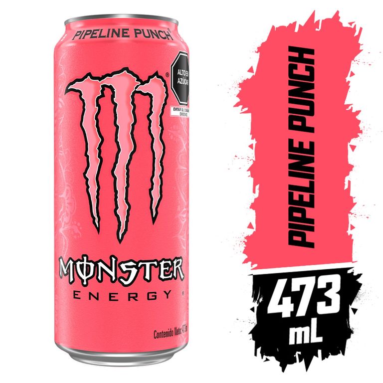 Bebida Energizante Monster Energy Pipeline Punch Lata 473 mL