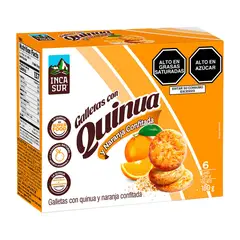 INCASUR - Galleta Naranja Incasur Sixpack 180 g