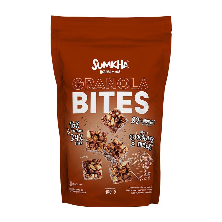 Granola Bites Sumkha Chocolate y Nueces Doypack 100 g