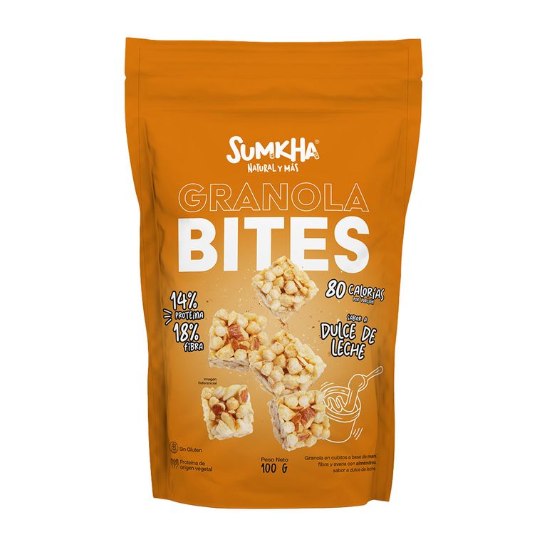 Granola Bites Sumkha Dulce de Leche Doypack 100 g