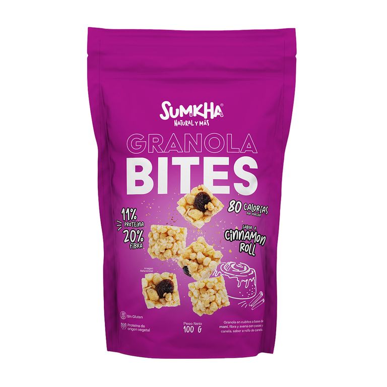 Granola Bites Sumkha Cinnamon Roll Doypack 100 g